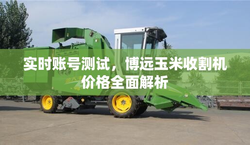 实时账号测试,博远玉米收割机价格全面解析