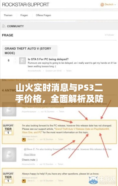 山火实时消息与PS3二手价格,全面解析及防范虚假宣传指南