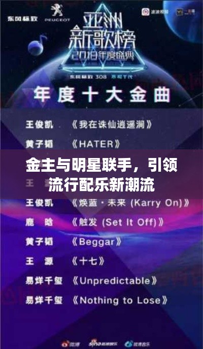 金主与明星联手,引领流行配乐新潮流