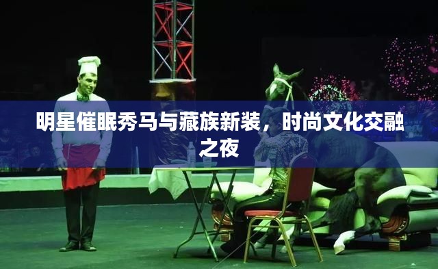 明星催眠秀马与藏族新装,时尚文化交融之夜